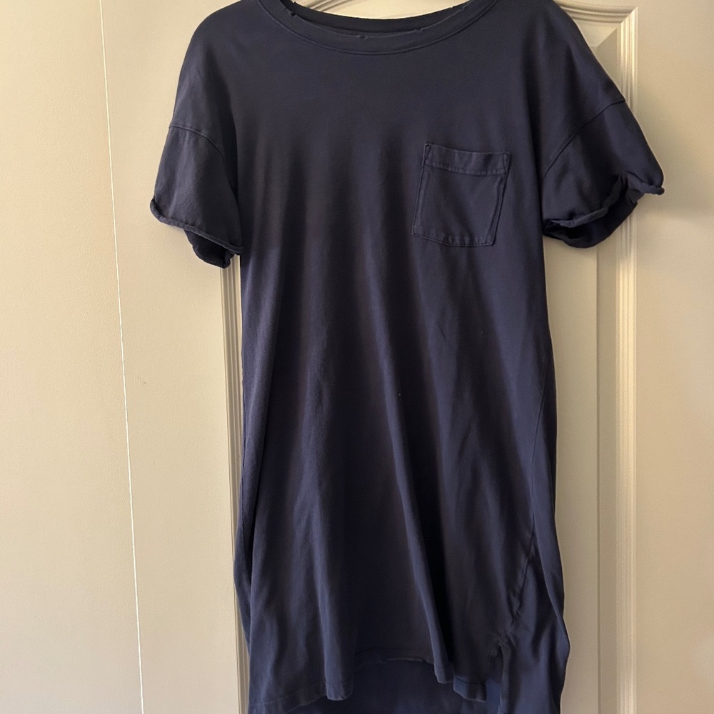 Abercrombie and Fitch Navy T-shirt Dress Size Small